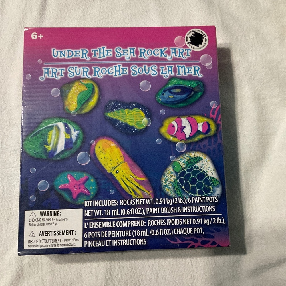 Under the Sea Rock Art Kit 6+.   K44